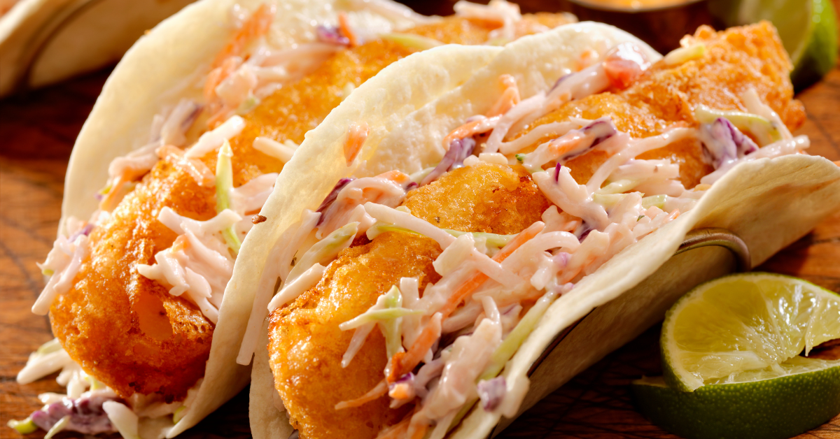 Hooked on Flavor: Dive into Crispy Fish Tacos with Zesty Cabbage Slaw!