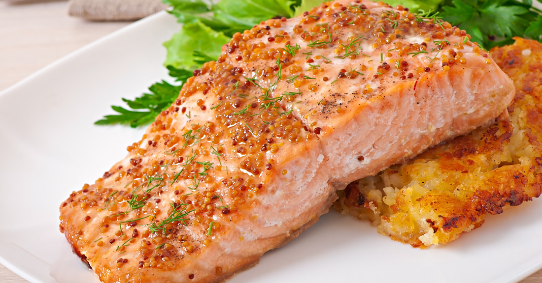 Honey Dijon King Salmon