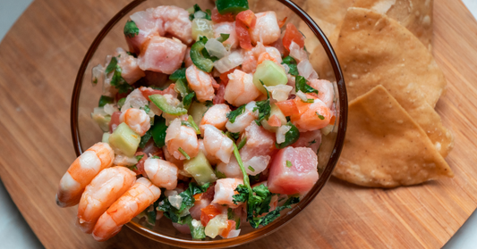 Zesty Citrus Ceviche: A No-Cook Delight with Shrimp and Avocado!