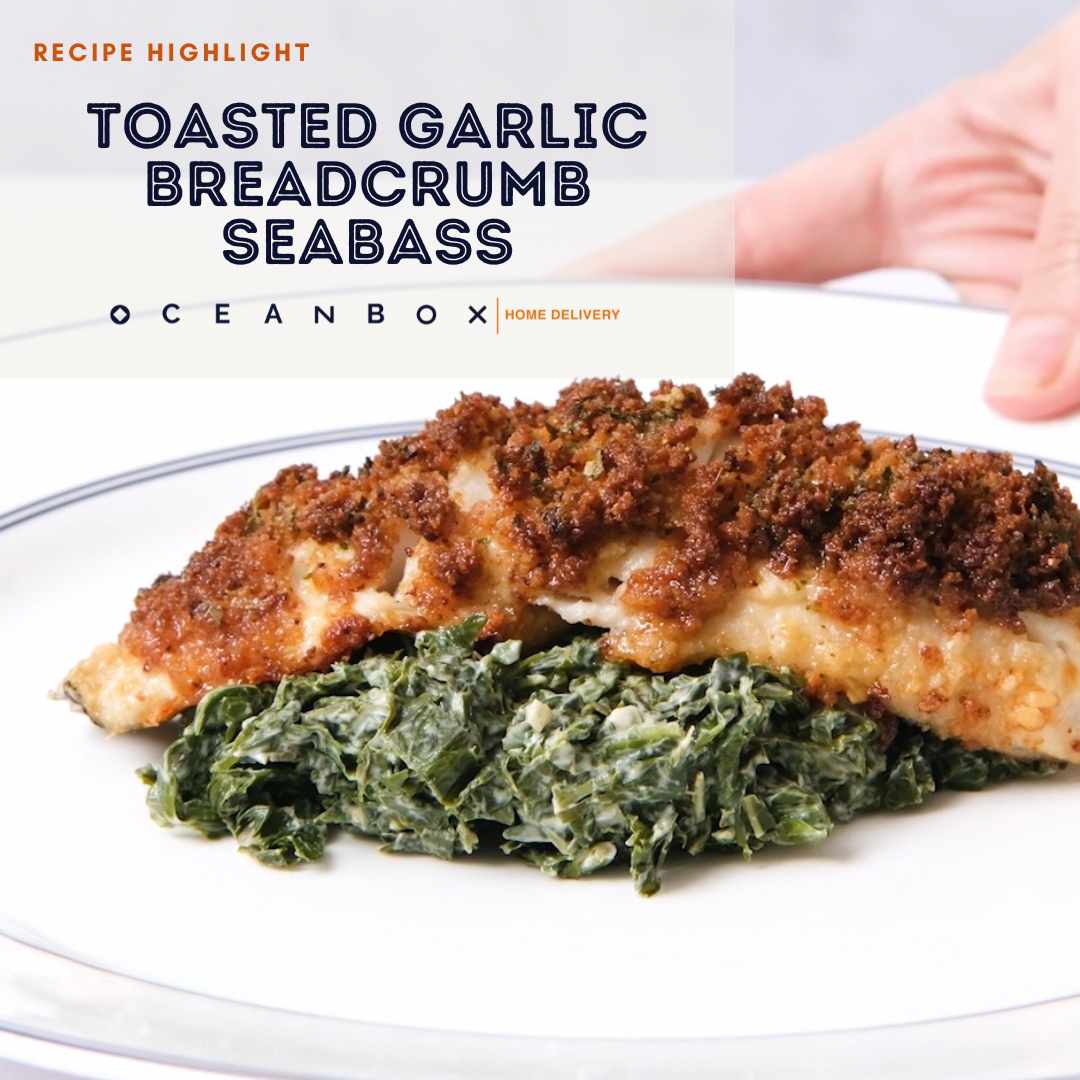 Breadcrumb Air Fryer Sea Bass