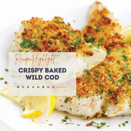 crispy baked wild Cod