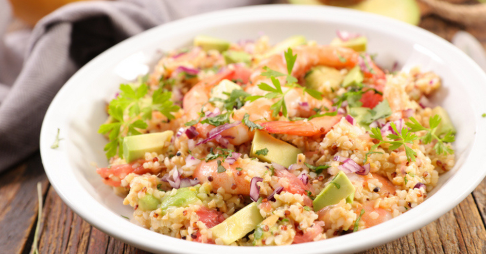 Refreshing Seafood Quinoa Bowl: A Flavorful Feast Packed with Nutrition!