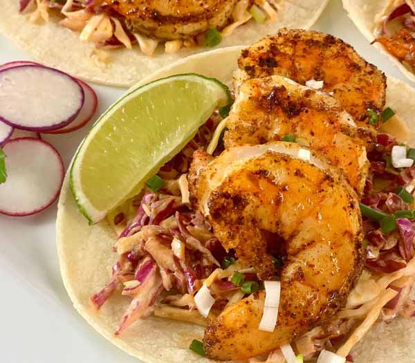 Spice Rubbed Shrimp Tacos