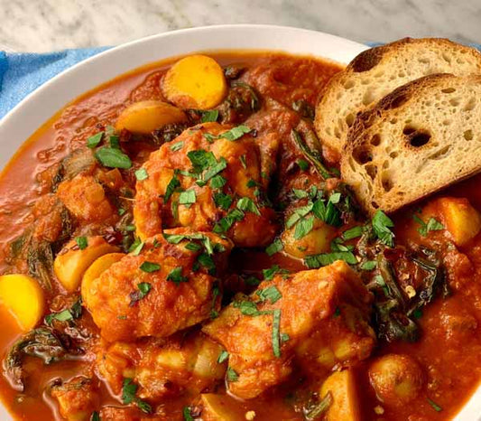 Spicy Monkfish Stew