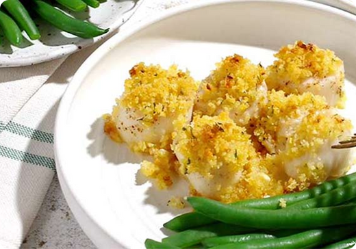 Easy Baked Sea Scallops