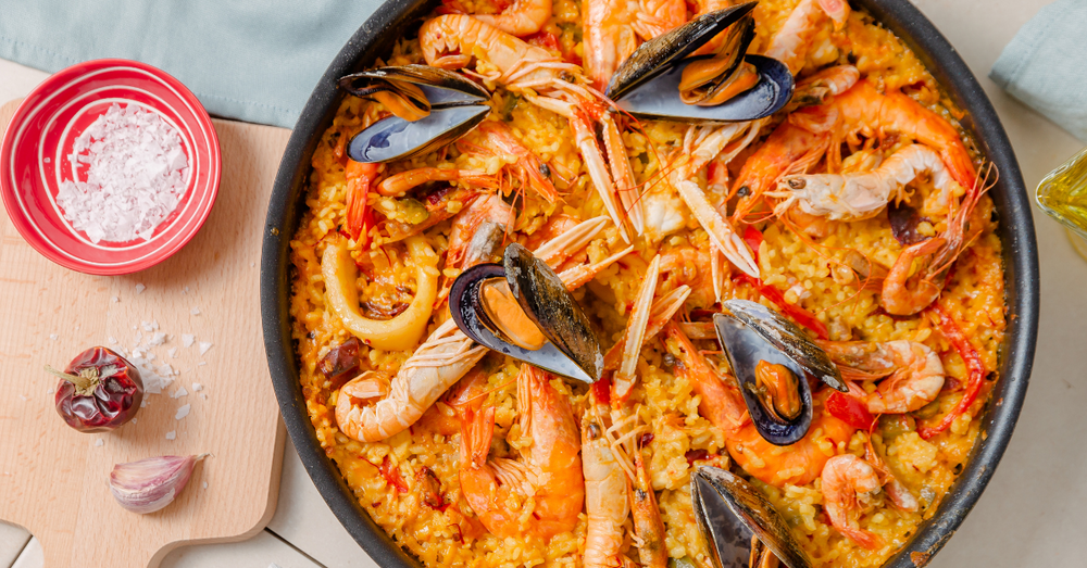 Sun-Kissed Seafood Paella: A Taste of Spain in Your Kitchen!