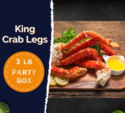 King Crab Legs - (3 lbs) - OceanBox Home Delivery