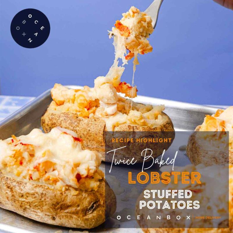 Twice Baked Lobster Stuffed Potatoes